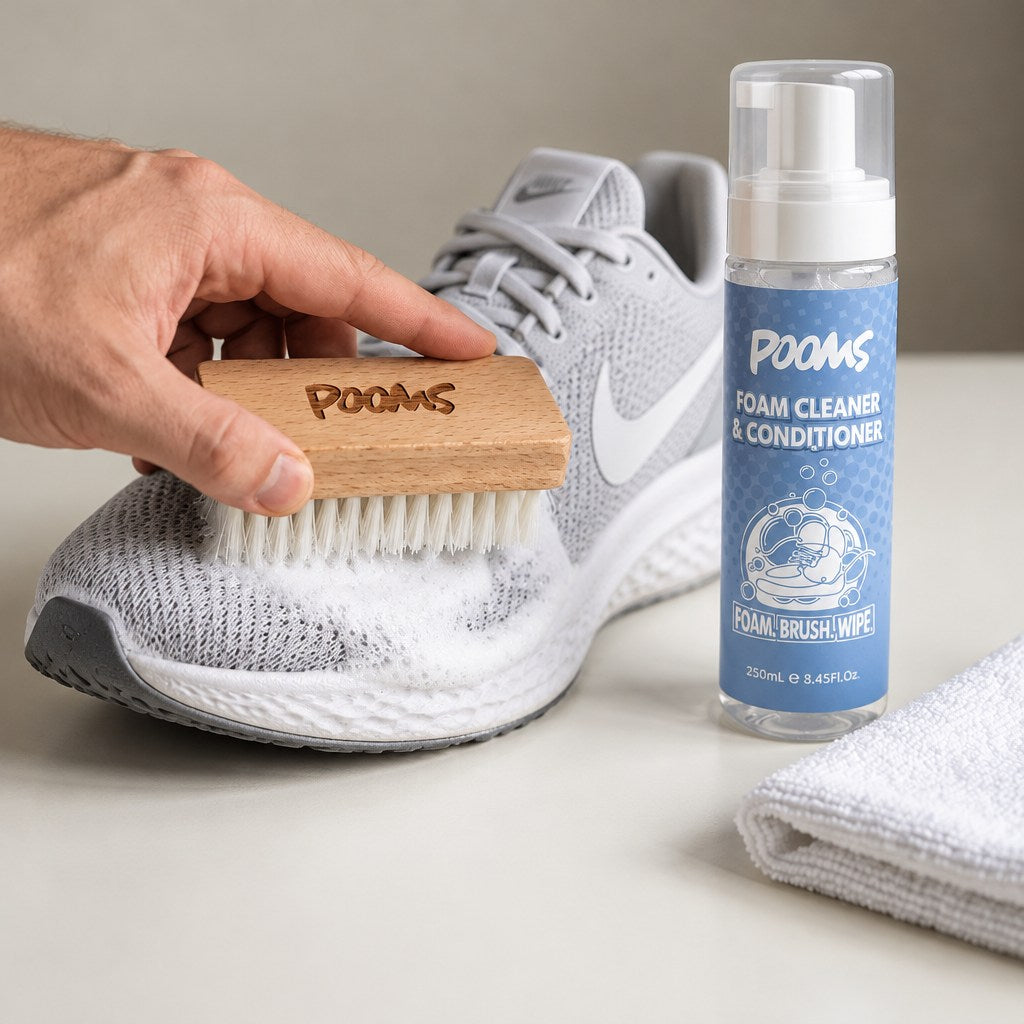 Mesh & canvas sneakers schoonmaken