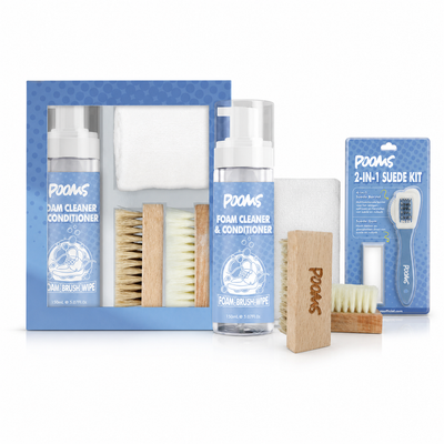 Pooms 4-in-1 Kit + 2-in-1 Suède Reinigingsset bundel