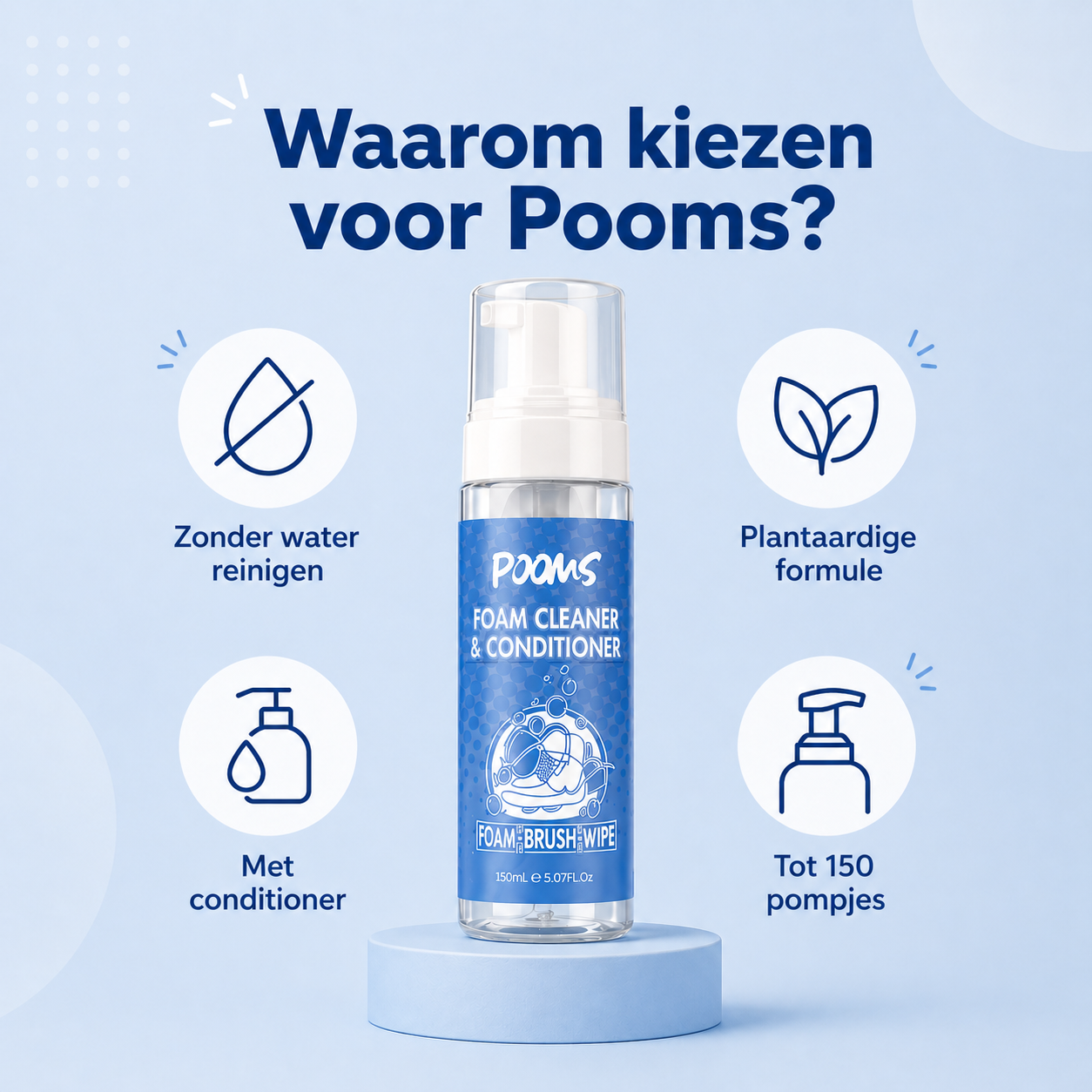 Pooms 4-in-1 Sneaker Cleaning Kit | Schoenen Reinigen