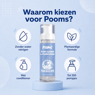 Pooms Foam Cleaner 250ml fles — navulling voor de cleaning kit